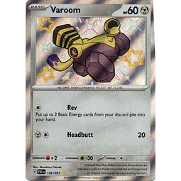 Varoom 192 Shiny rare Ingles