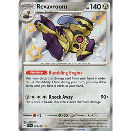 Revavroom 196 Shiny rare Ingles