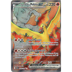 Team Rocket's Moltres ex 208 ultra rare Ingles