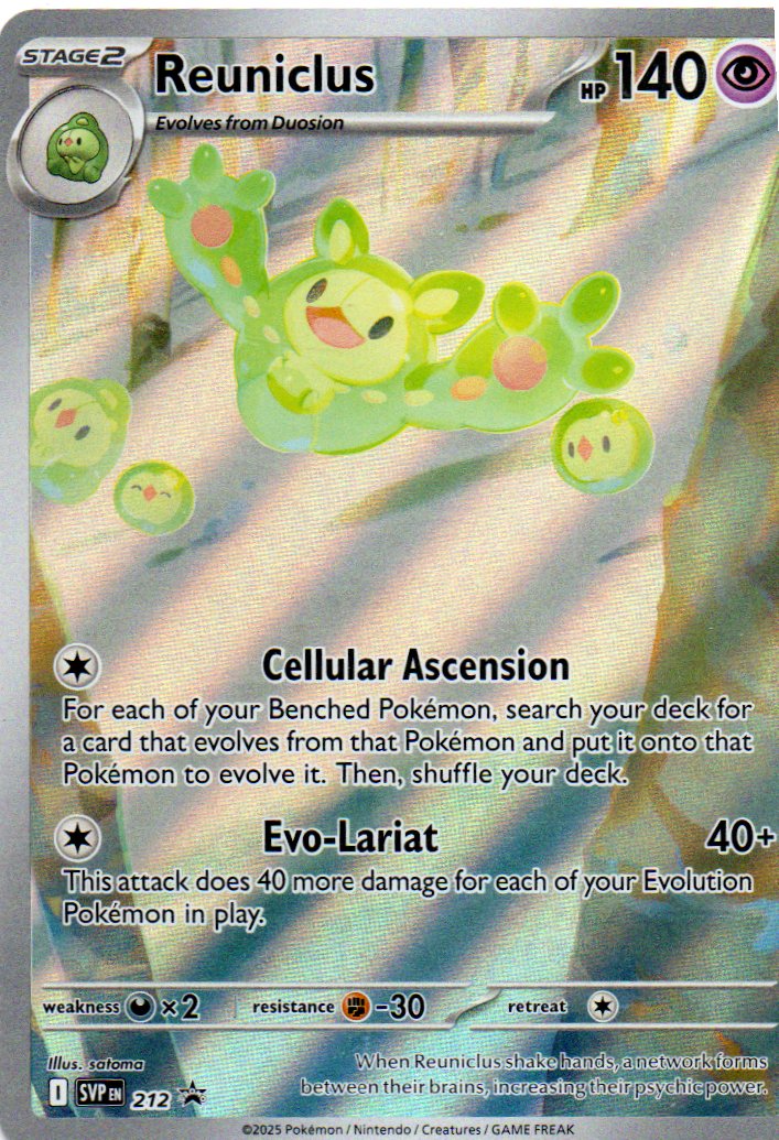 Reuniclus 212 Promo Ingles