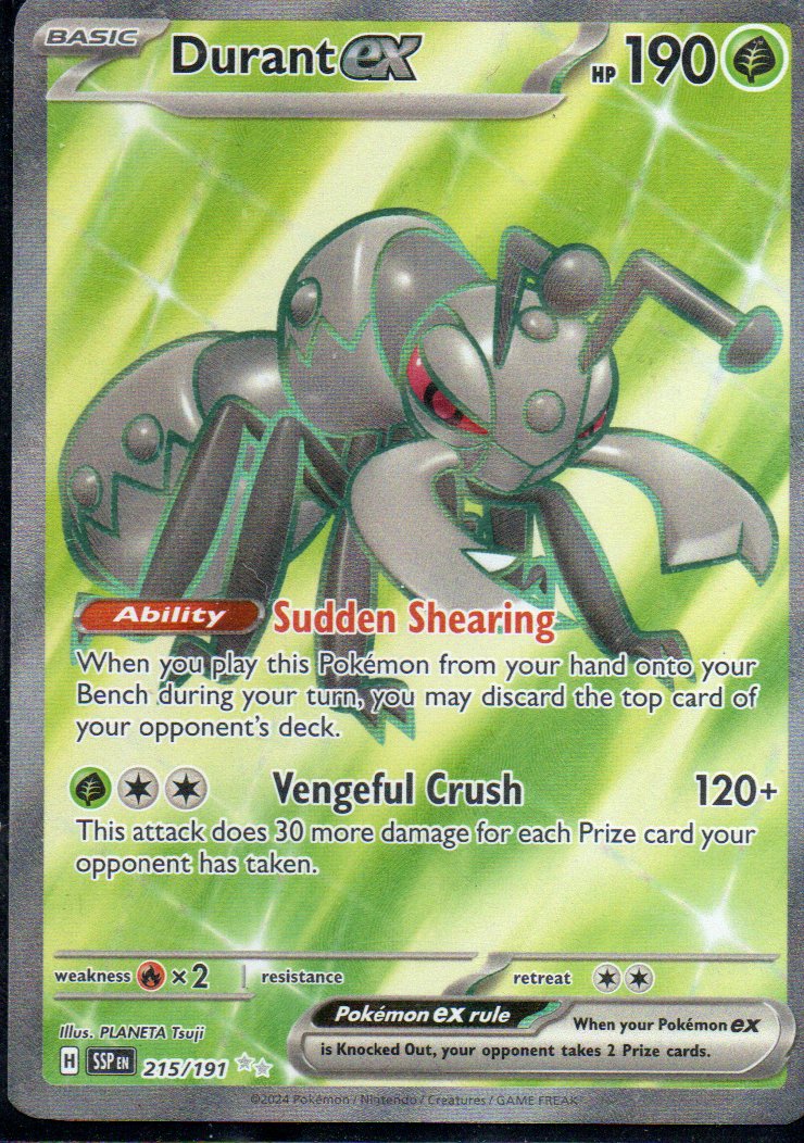 Durant ex 215 Ultra rare Ingles