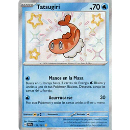 Tatsugiri 127 Shiny rare Español