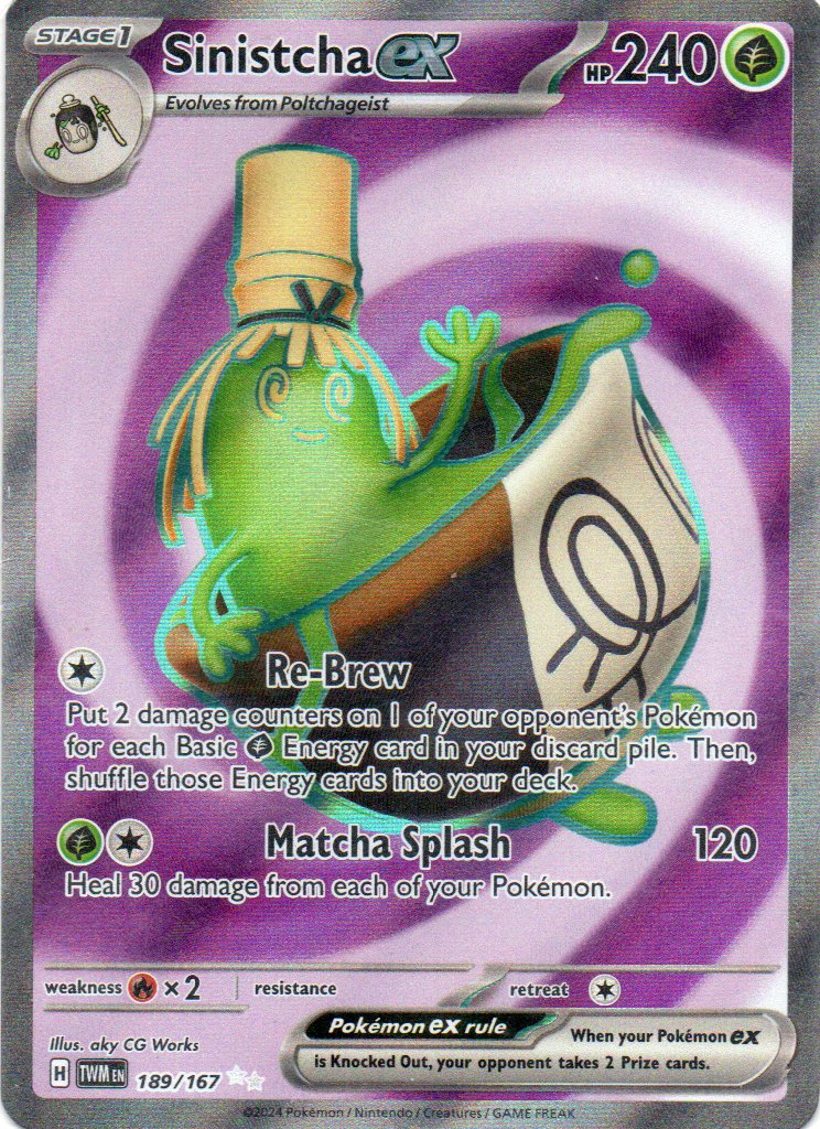 Sinistcha ex 189 ultra rare Ingles