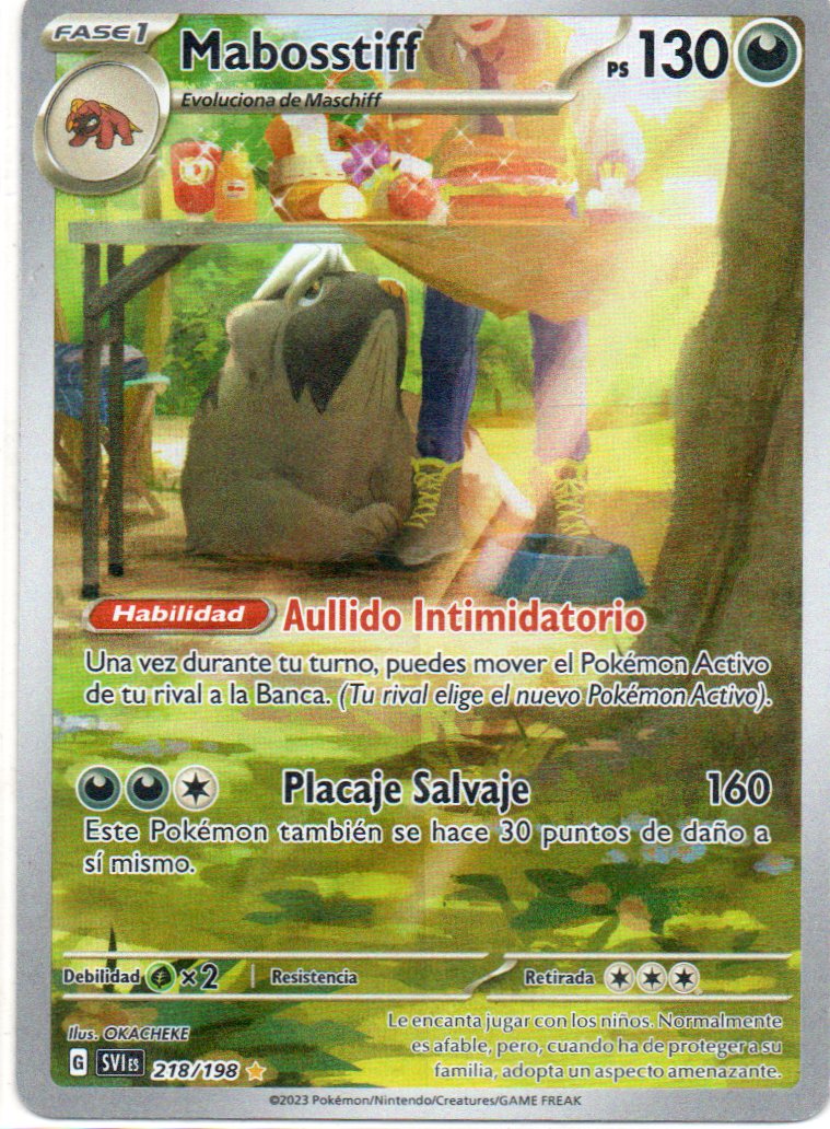 Mabosstiff 218 Illustration rare Ingles