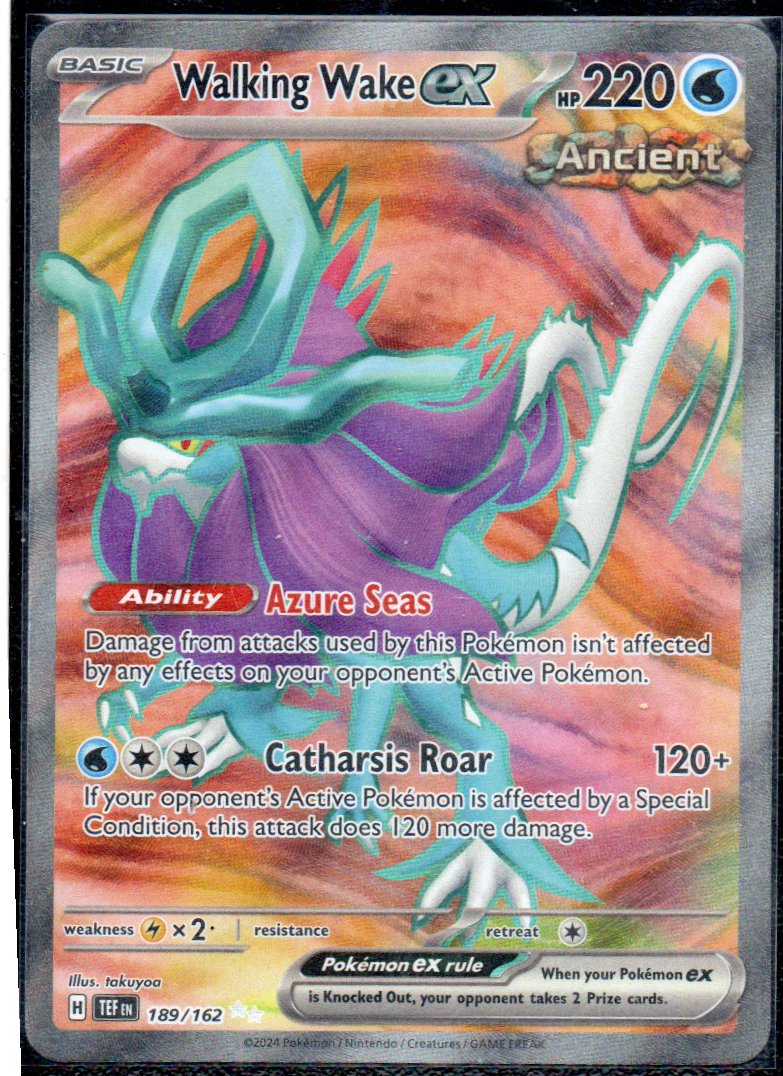 Walking Wake ex 189 Ultra rare Ingles