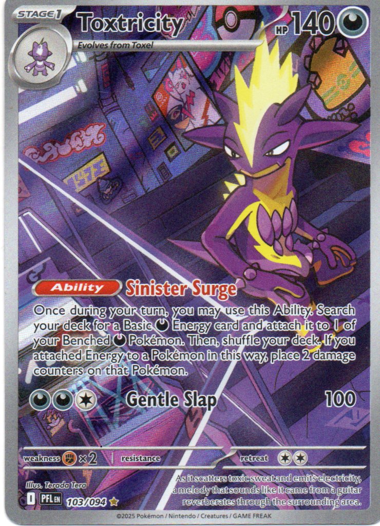 Toxtricity 103 Illustration rare Ingles