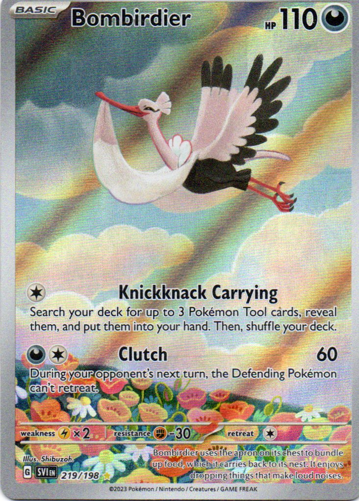 Bombirdier 219 Illustration rare Ingles