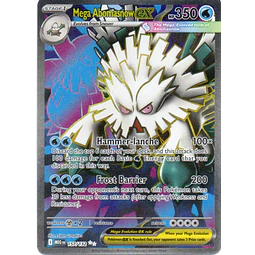 Mega Abomasnow ex 157 Ultra rare Ingles