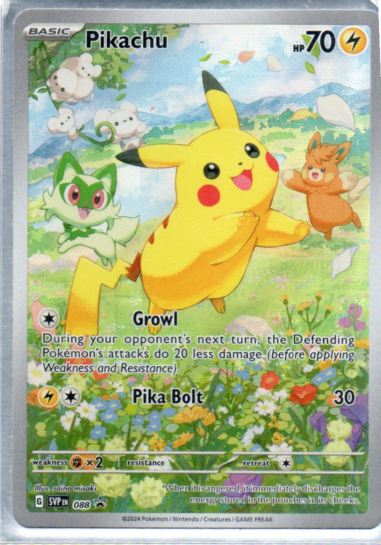 Pikachu 88 Promo Ingles
