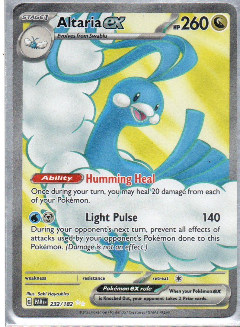Altaria ex 232 Ultra rare Ingles