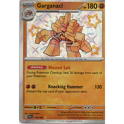 Garganacl 178 Shiny rare Ingles