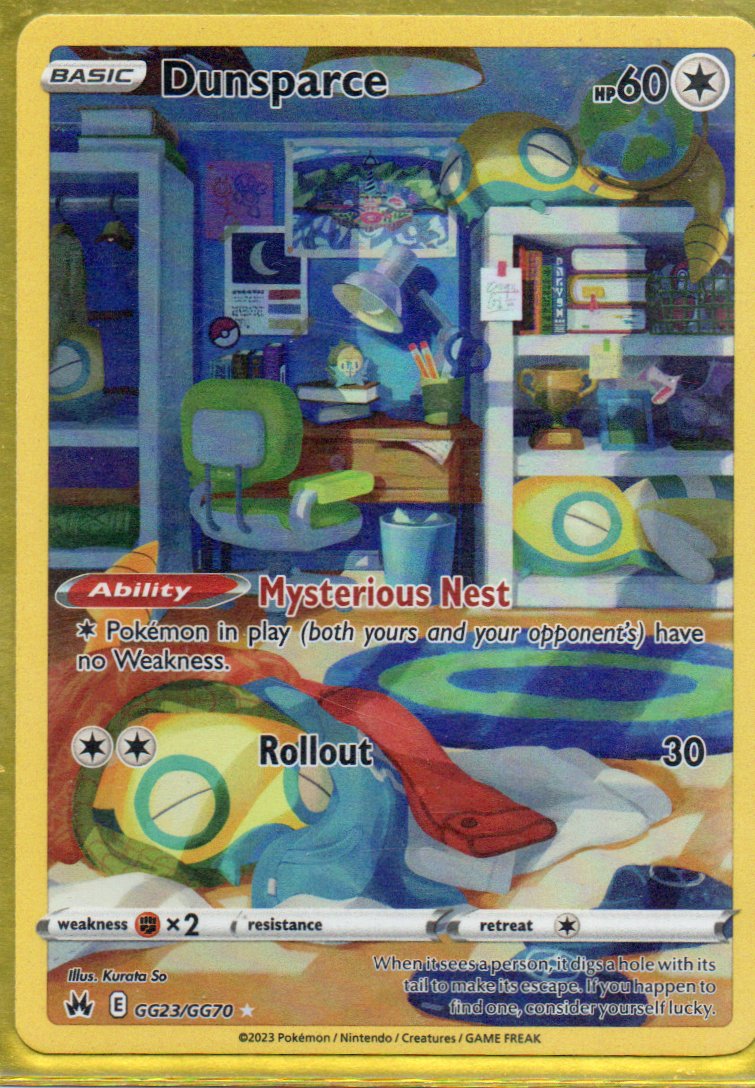 Dunsparce GG23 Ultra rare Ingles