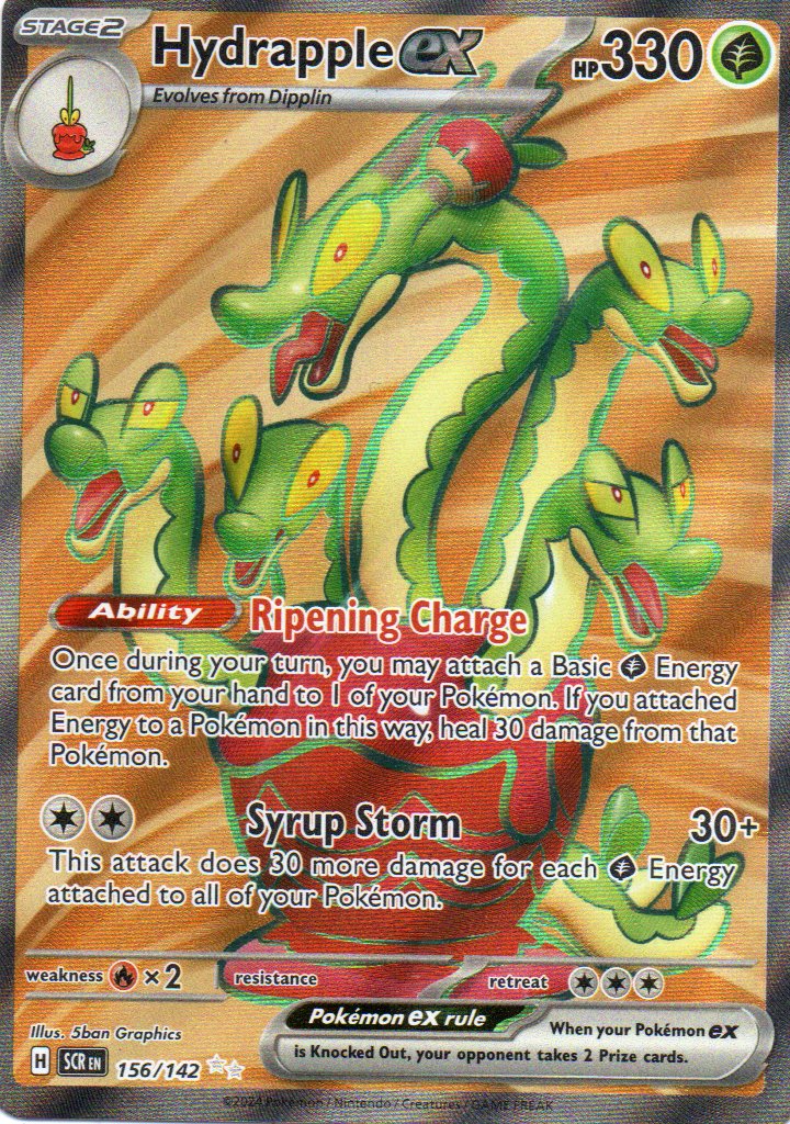 Hydrapple  ex 156 Ultra rare Ingles