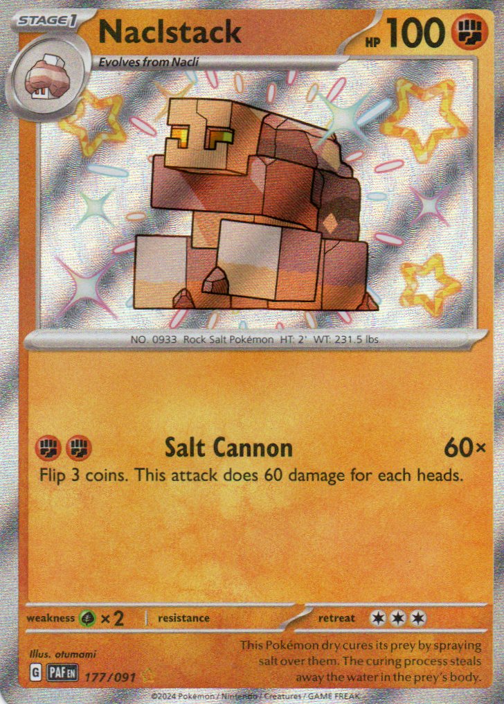 Naclstack 177 Shiny rare Ingles
