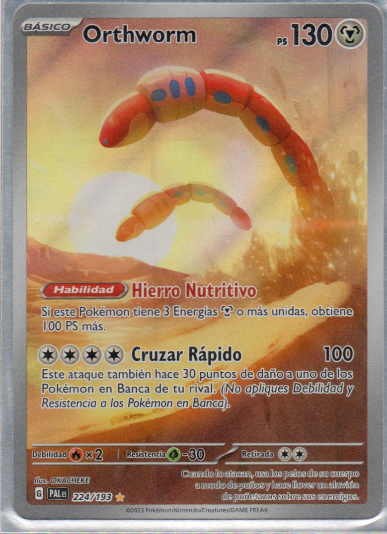 Orthworm 224 Illustration rare Español