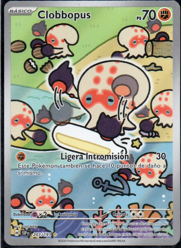 Clobbopus 207 Illustration rare Español