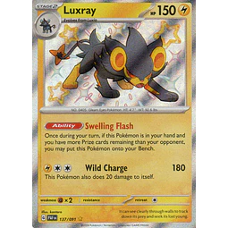 Luxray 137 Shiny rare Ingles