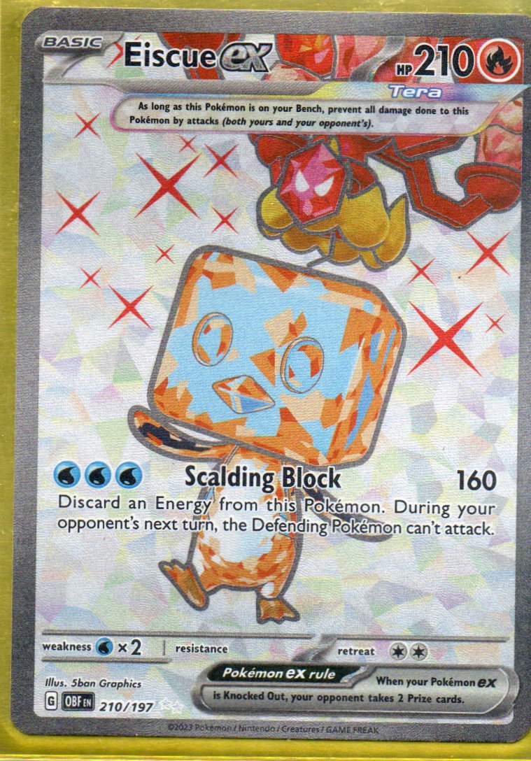 Eiscue ex 210 Ultra rare Ingles