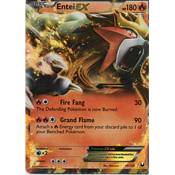 Entei EX 13 Ultra rare Ingles