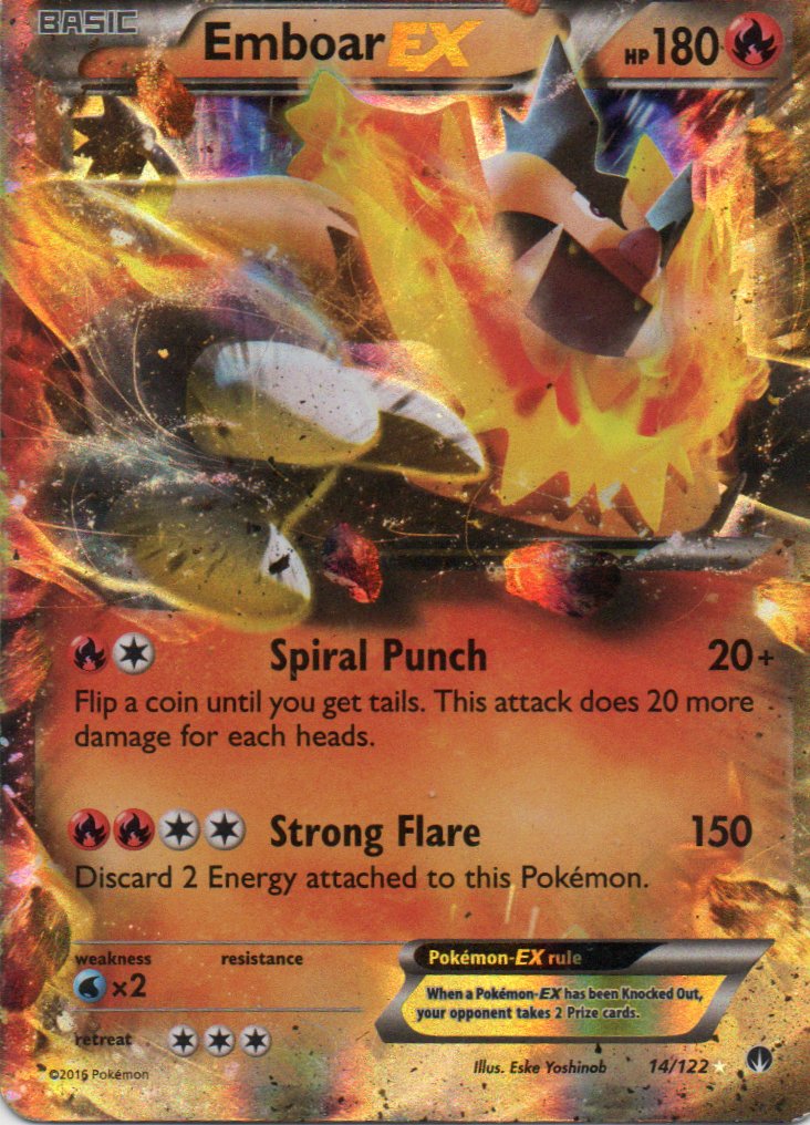 Emboar EX 14 Ultra rare Ingles