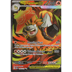 Mega Camerupt ex 156 Ultra rare Español