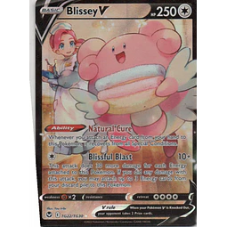 Blissey V TG22 Ultra rare Ingles