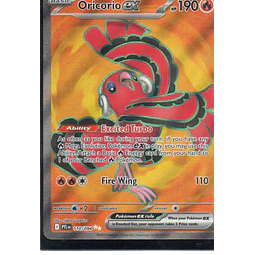 Oricorio ex 110 Ultra rare Ingles
