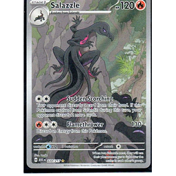 Salazzle 224 Illustration rare Ingles