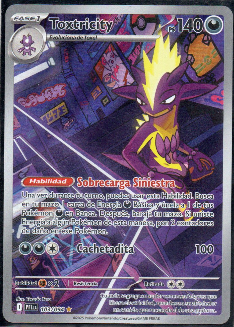 Toxtricity 103 Illustration rare Español