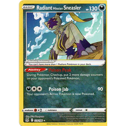 Radiant Hisuian Sneasler 123 Radiant rare Ingles