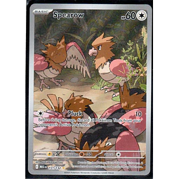 Spearow 151 Illustration rare Ingles