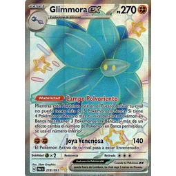 Glimmora ex 218 Shiny Ultra rare Español