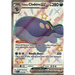 Paldean Clodsire 219 Shiny Ultra rare Ingles