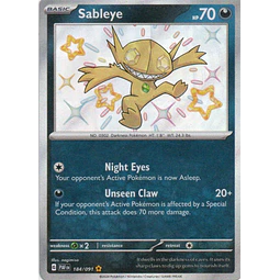 Sableye 184 Shiny rare Ingles
