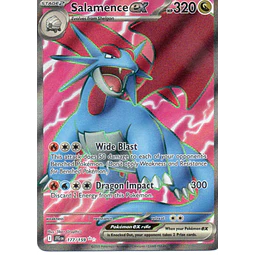 Salamence ex 177 Illustration rare Ingles