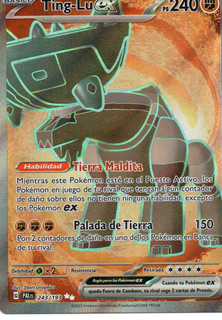 Ting-Lu ex 243 Ultra rare Español