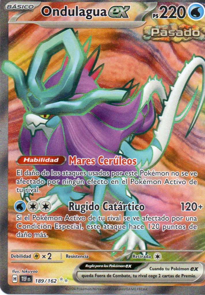 Ondulagua ex 189 Ultra rare Español