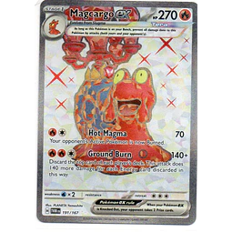 Magcargo ex 191 Ultra rare Ingles