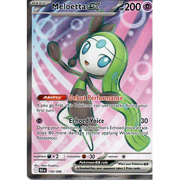 Meloetta ex 159 Ultra rare Ingles