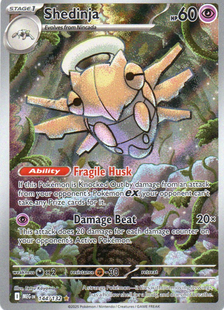 Shedinja 144 Illustration rare Ingles