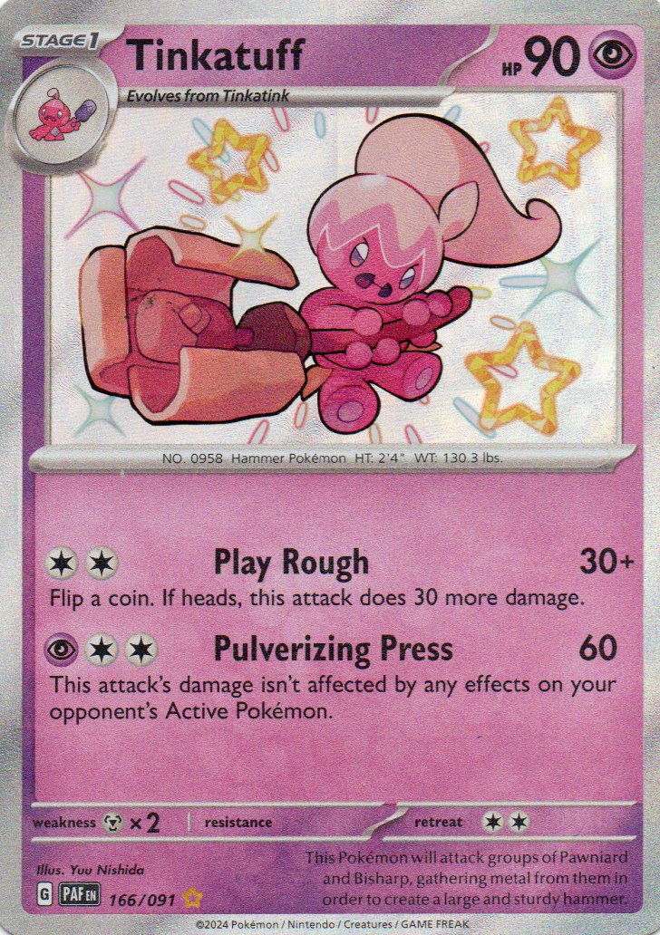 Tinkatuff 166 Shiny rare Ingles