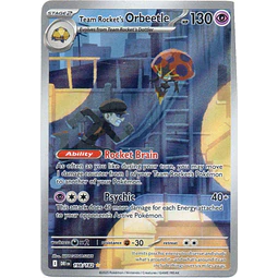 Team Rocket's Orbeetle 198 Illustration rare Ingles