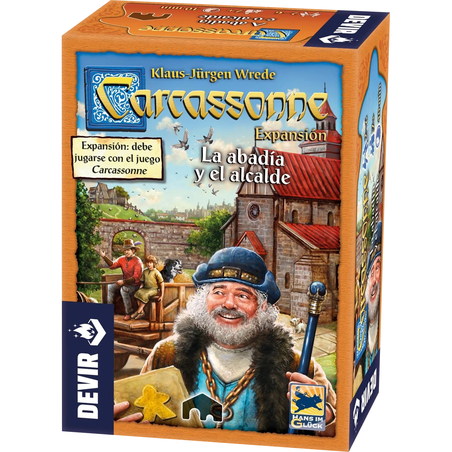 Carcassonne La Abadia y el Alcalde - Juego de Mesa