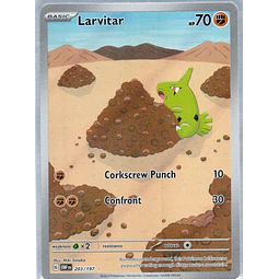 Larvitar 203 ingles Illustration rare
