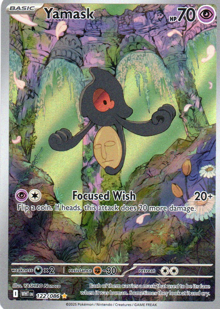 Yamask 122 ingles Illustration rare