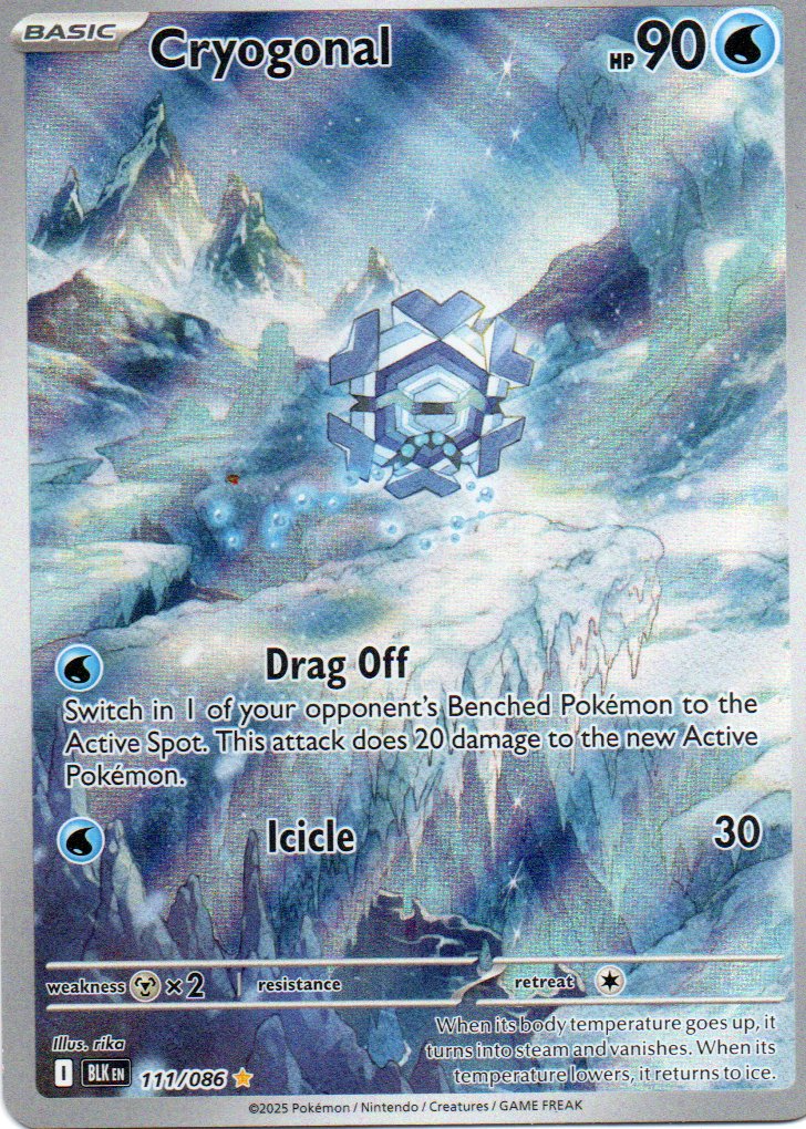 Cryogonal 111 ingles Illustration rare