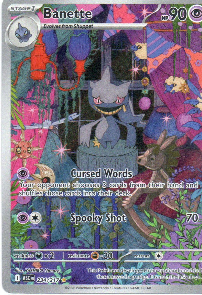 Banette 234 ingles Illustration rare