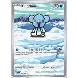 Cubchoo 109 ingles Illustration rare