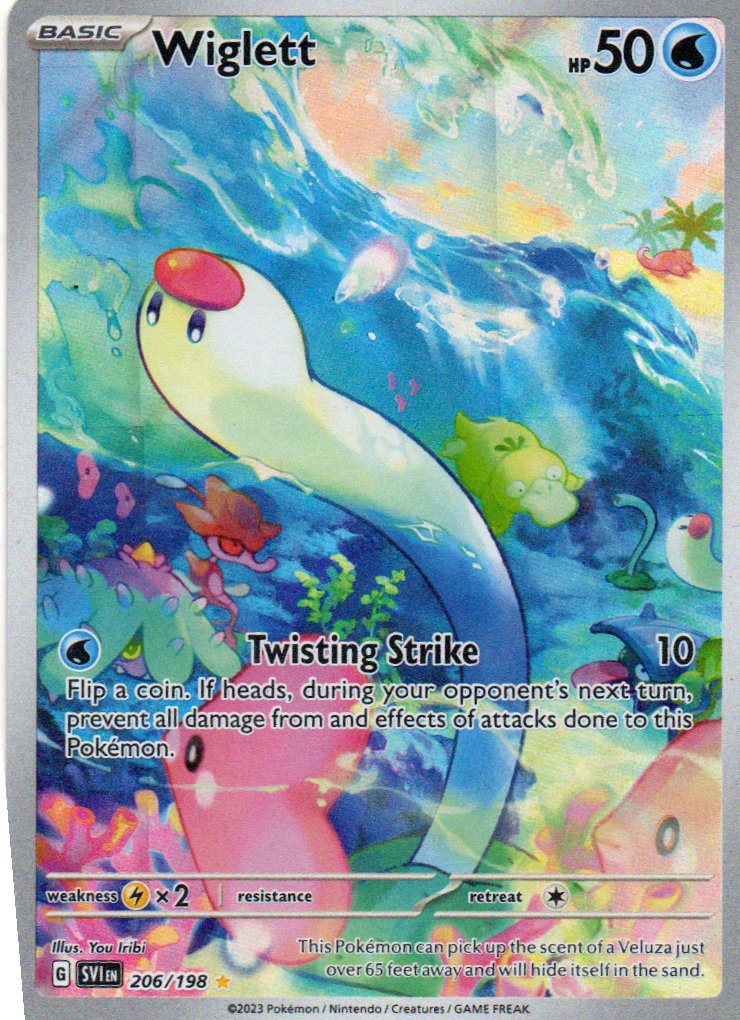 Wiglett 206 ingles Illustration rare