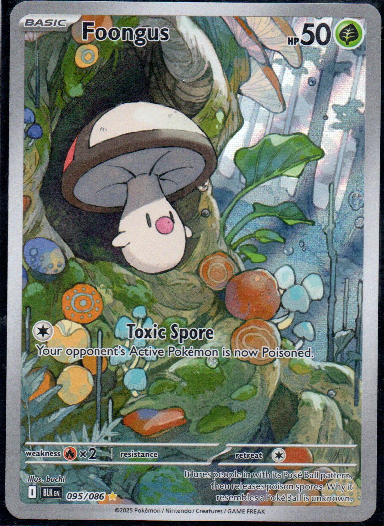 Foongus 95 ingles Illustration rare